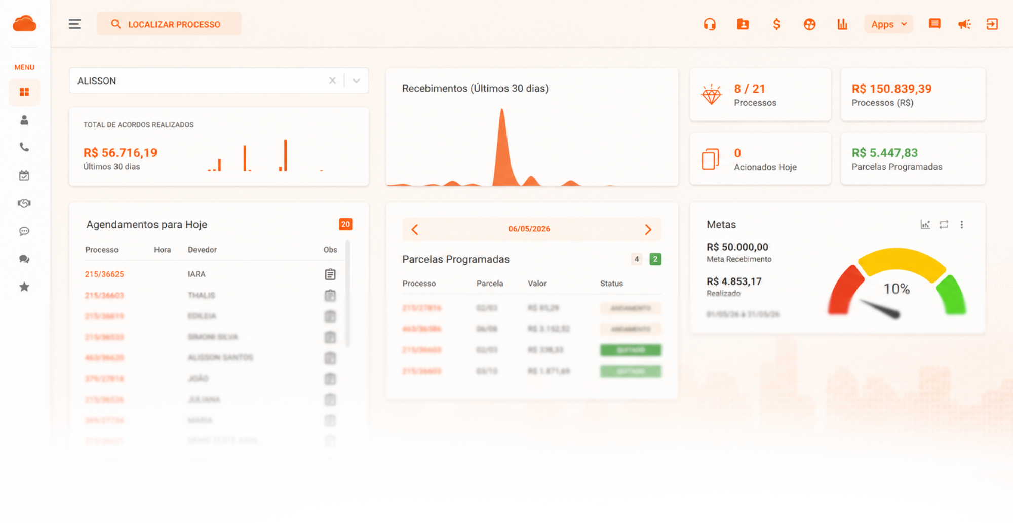 CRM de Cobrança